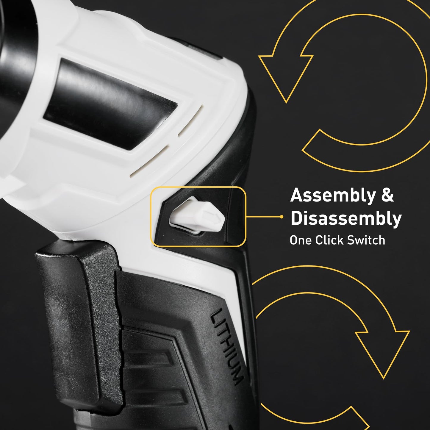 Mini Cordless Electric Screwdriver 3.6V – Rechargeable, 180° Pivot Handle, LED Light, 25-Piece Bit Set