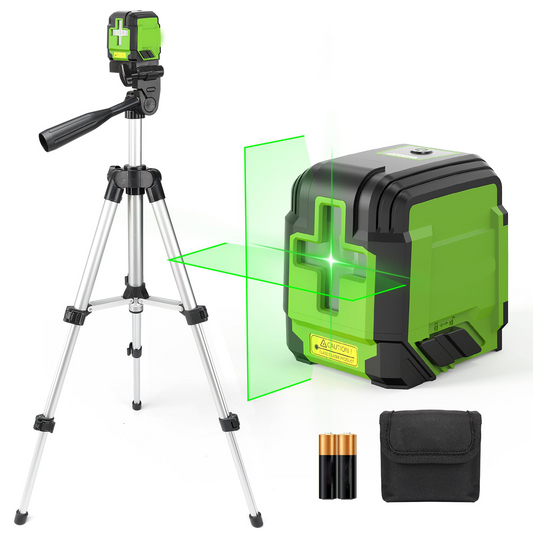 ZUNE-LOTOO Self-Leveling Green Laser Level with Tripod (25.6" Adjustable)